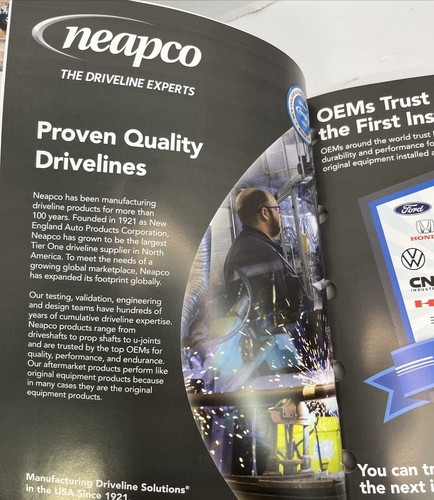 Neapco Components Catalog Proven Quality Drivelines Dimensional Reference 2024 - Picture 11 of 20
