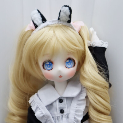 1/4 BJD Doll Full Set Sweet Girl Eyes Face Makeup Wigs Resin Handmade Toys Gift