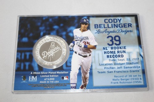 2020 CODY BELLINGER Topps Series 2 #TPM-CB Commemorative Player THICK Medallion