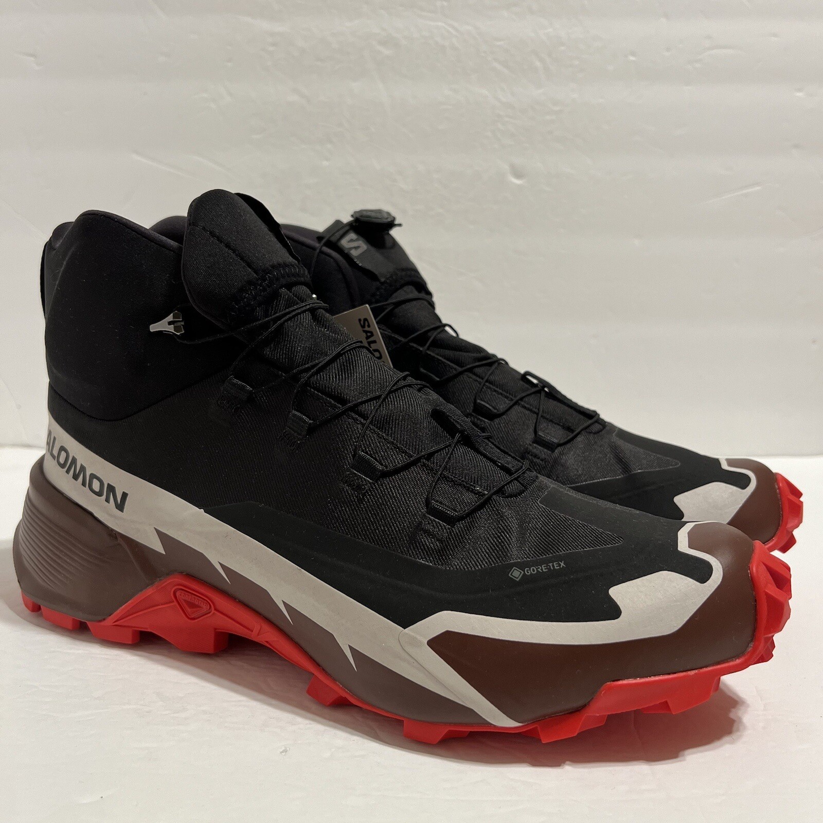 Stivali da trekking Salomon Cross Hike Mid GTX 2 417359 neri rossi taglie