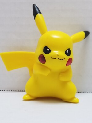 FIGURINE PIKACHU POKEMON 2016 MCDONALD'S Jaune Oreille Mécanique Jouet
