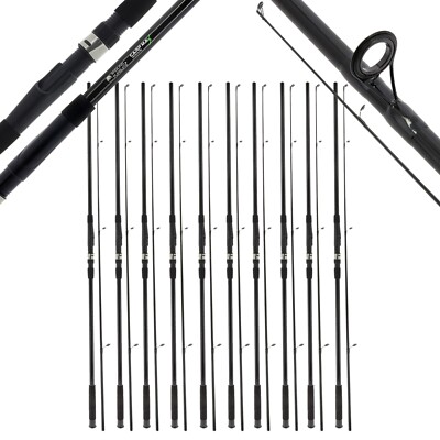 Wholesale job lot 10X Carp Fishing MAX 3pc 12ft / 3.6m Rod Fibreglass 2 ...