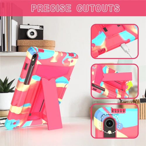 Heavy Duty Stand Case Rugged Cover For Samsung Galaxy Tab S10 FE /S10 FE+ Tablet - Picture 5 of 54