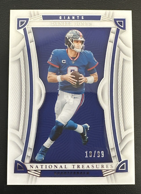 2022 Panini National Treasures #57 Daniel Jones /99 Giants R1 | eBay