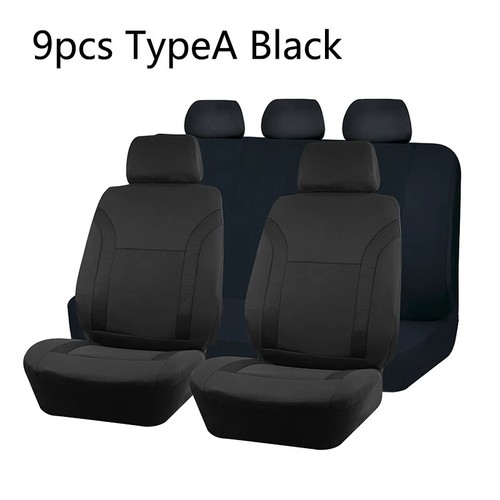 Sport Car Seat Cover Plain Fabric Bicolor Stylish Car Accessories Seat Protector - Picture 7 of 33