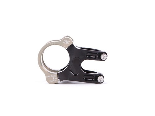 Renthal Apex 35mm Stem Clamp: 35mm +/-6 Deg 1 1/8" Length: 50mm Black/Gold - Picture 2 of 3
