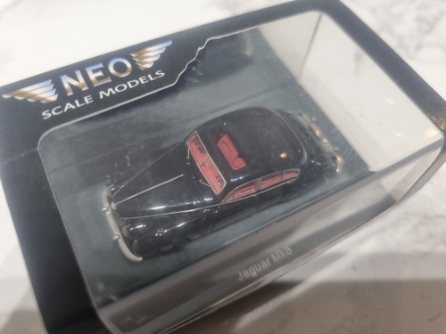 1/87 Neo Scale Models - 1957 - Jaguar MK VIII Black NEO87205 Diecast Car - Picture 2 of 4