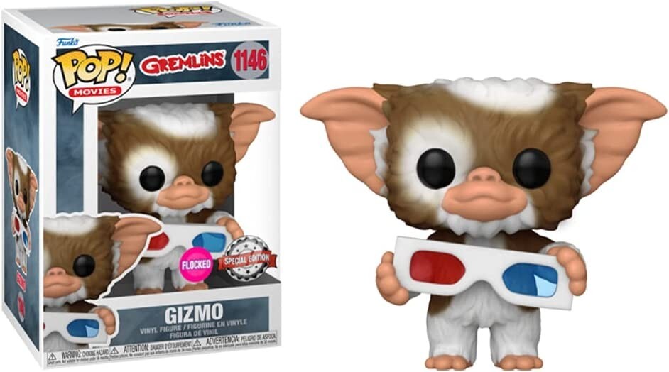Funko Pop! Gizmo Gremlins Con Gafas 3D Flocadas - Gremlins Raro Funko Pop