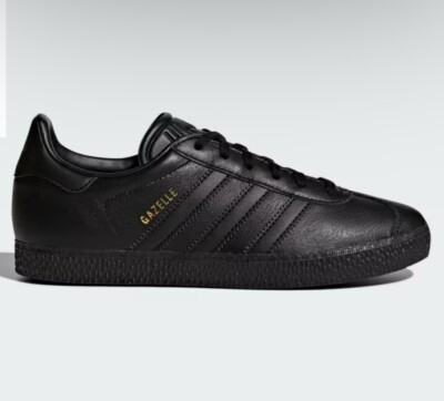 adidas Gazelle Shoes Black 6 - Kids Originals