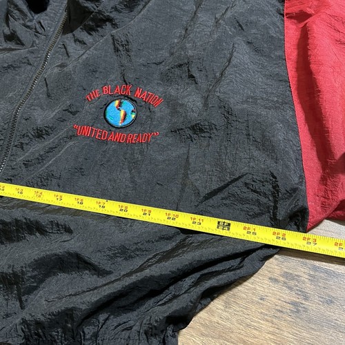 Vintage Back Nation United Ready Jacket Black Adult Size XL - Picture 12 of 13