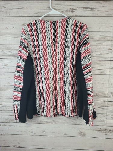 Maglione Chico's taglia 2 manica lunga cerniera intera giacca accento laterale ottime condizioni - Foto 8 di 12