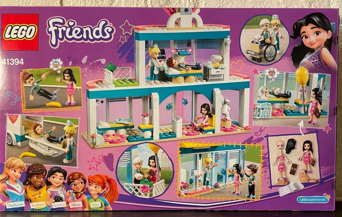 LEGO Friends 41394 Heartlake City Hospital Playset 3 Figures 379 Piece