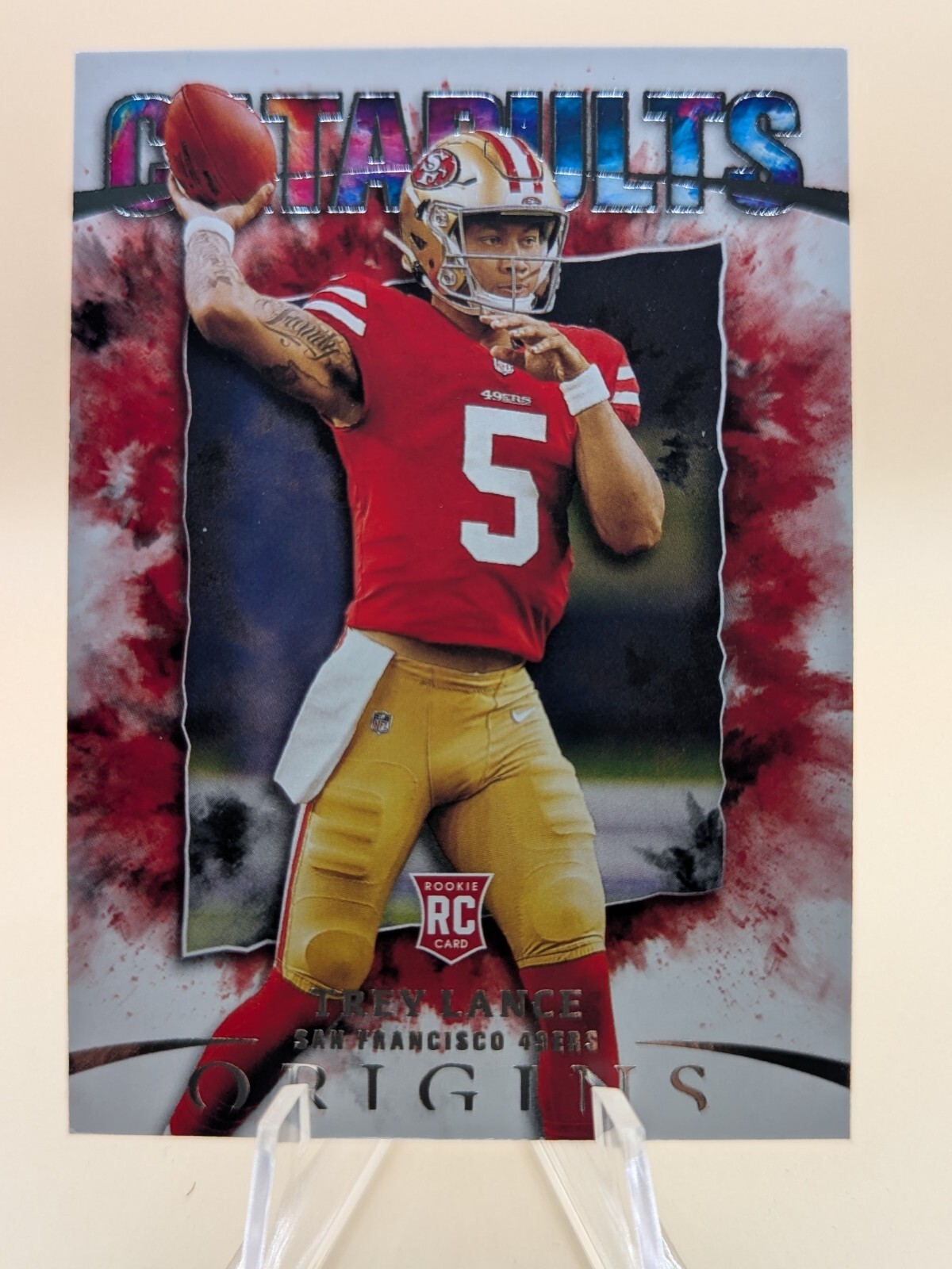 Trey Lance Panini Origins Catapults #C18 Base