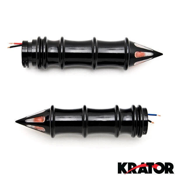 Señales de giro empuñaduras de 1" para Yamaha V-Star Vstar 950 1100 1300 Classic Stryker Foto 4 de 4