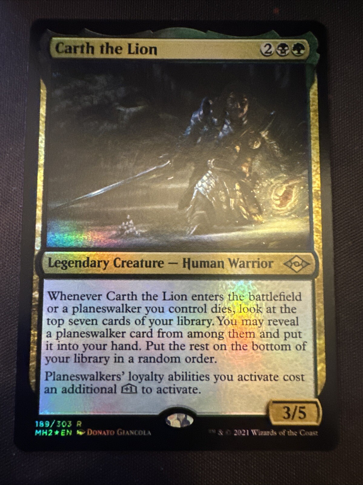 Carth the Lion Modern Horizons 2 Foil for sale online | eBay