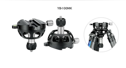 【Leofoto USA】Leofoto YB-100SK Leveling Base w/ Handle for 100mm Bowl - Picture 8 of 11