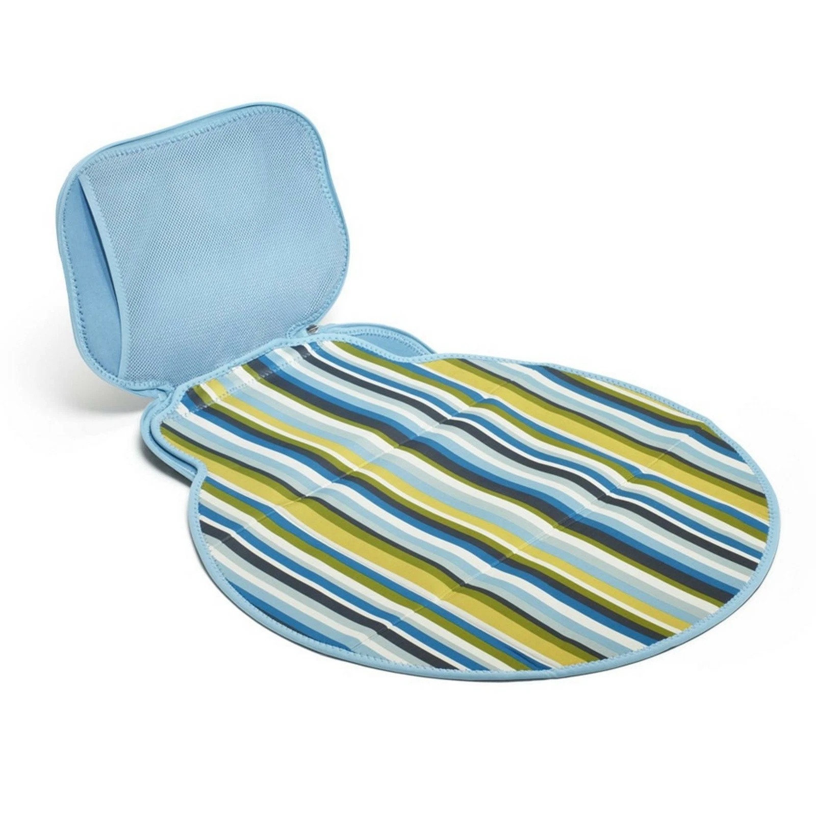 Baby Changing Matt Nappy Diaper Buddy Neoprene Pad Bag Blue Stripe Tote Built NY
Opens in a new wind