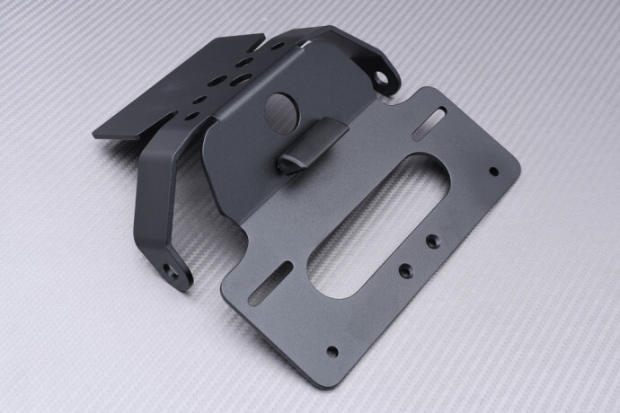 Support plaque Triumph Scrambler 1200 support aluminium moto XC XE AVDB