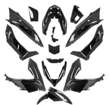 Carrosserie carenage noir perle kit 15 pièces pour Honda PCX 125 2018 à 2020