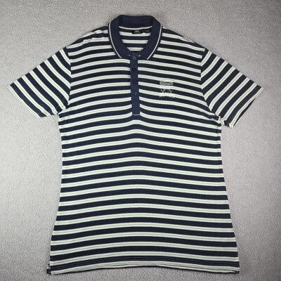 Mexx Metropolitan Polo Shirt Mens 2XL Striped Slim Fit (Runs small-see meas.)