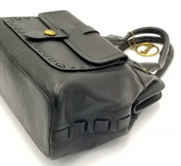 バッグ Vintage Coach Bleaker Black shoulder bag Vintage Coach Bleaker Canvas Leather Flap Shoulder Bag 11434