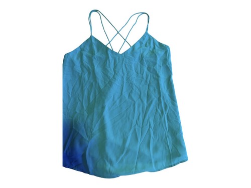 Naked Zebra Strappy Tank Teal Blue Size Small Polyester - Picture 6 of 10
