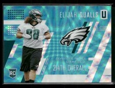 2017 Panini Unparalleled #246 Elijah Qualls Teal #/49 RC