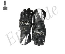 SUZUKI GSXR NEW LEATHER RACING GLOVES ARMORED RIDING CE APPROVED FOR MEN BIKERS