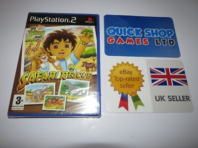 Go Diego Go Safari Rescue (PS2) NEU SEALED UK PAL Version 