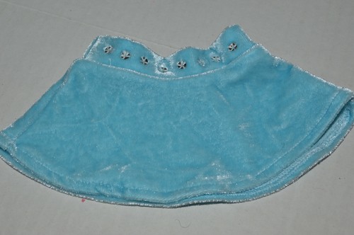 American Girl~Purple Blue Tank Top~Blue Velour Sequin Skirt~Am - Picture 3 of 3