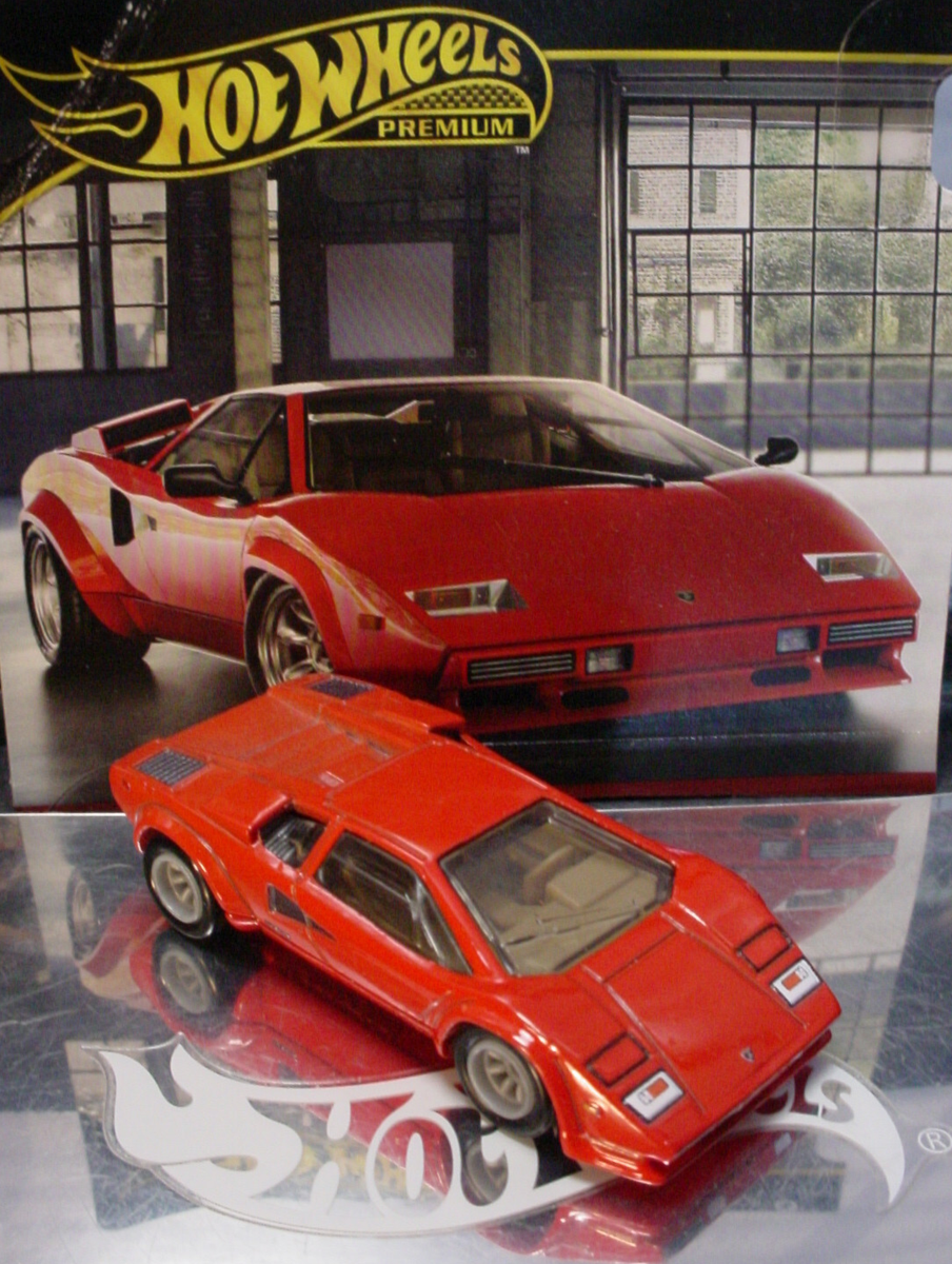 2025 Hot Wheels Premium LAMBORGHINI COUNTACH LP5000 QV ☆red