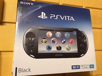 【希少】SONY PlayStationVITA PCH-2000 ZA11 PS Vita PCH-2000 ZA11 Wi-Fi PlayStation Model Slim Black