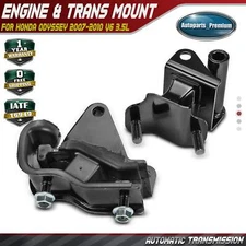 2Pcs Left Automatic Engine Transmission Mount for Honda Odyssey 2007-2010 3.5L