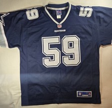 NFL Pro Line Dallas Cowboys Anthony Hitchens#59 Navy Blue White Jersey Size L