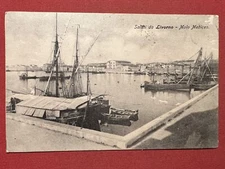 Postcard - Greetings from Livorno - Medici Pier - 1907