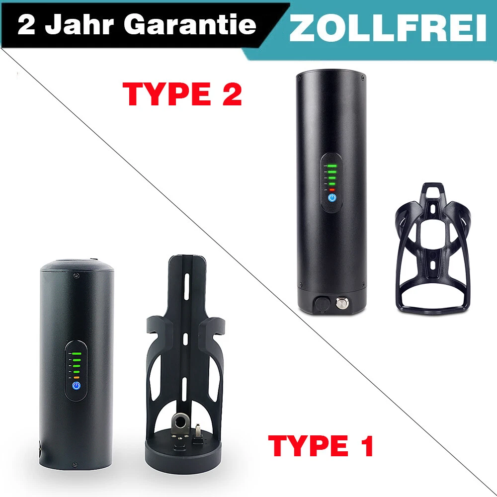 E-Bike Akku 36V - 11Ah Bottle Type Flaschenakku Für Stratos, Cube