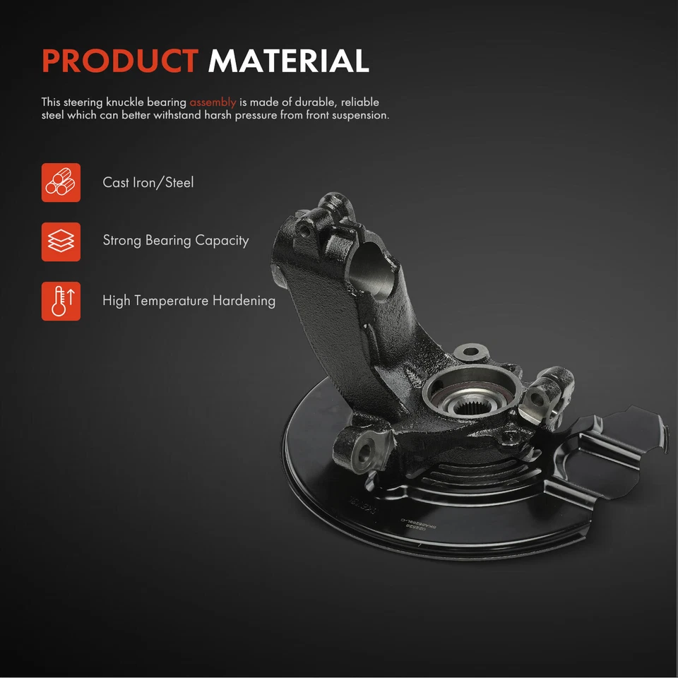 Cojinete de nudillo y buje de dirección del conductor delantero para Ford Transit Connect 2014-2018 Foto 4 de 4