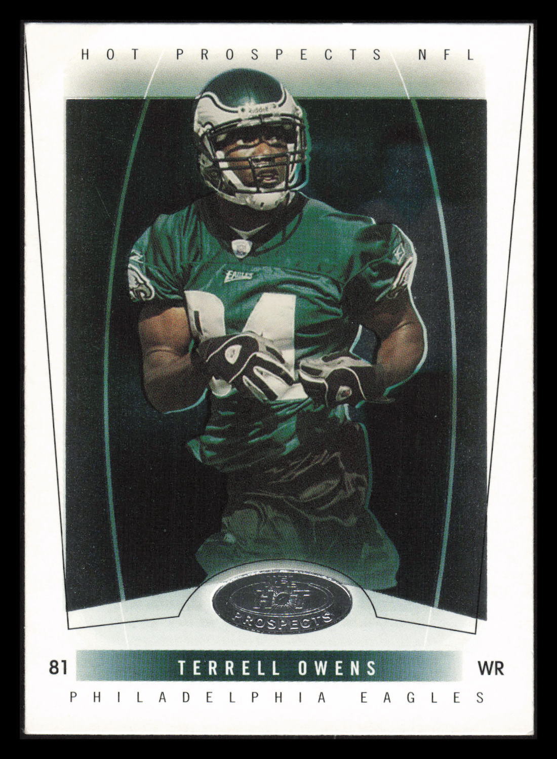 2004 Fleer Hot Prospects #59 Terrell Owens Philadelphia Eagles