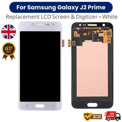 Für Samsung Galaxy J2 Prime Ersatz LCD Bildschirm Touch Display Digitizer Weiß