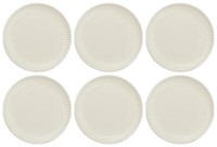 6Er Set FrüHstüCksteller Mynte Butter Cream Creme Weiß 19,5Cm Ib Laursen