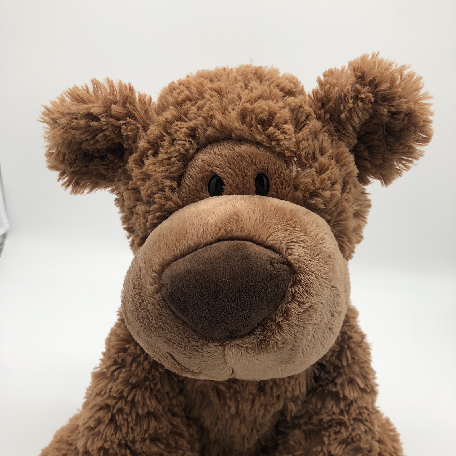Gund Plush Teddy Bear GRAHAM 12" Stuffed Animal Brown Fur Big Nose 6050650