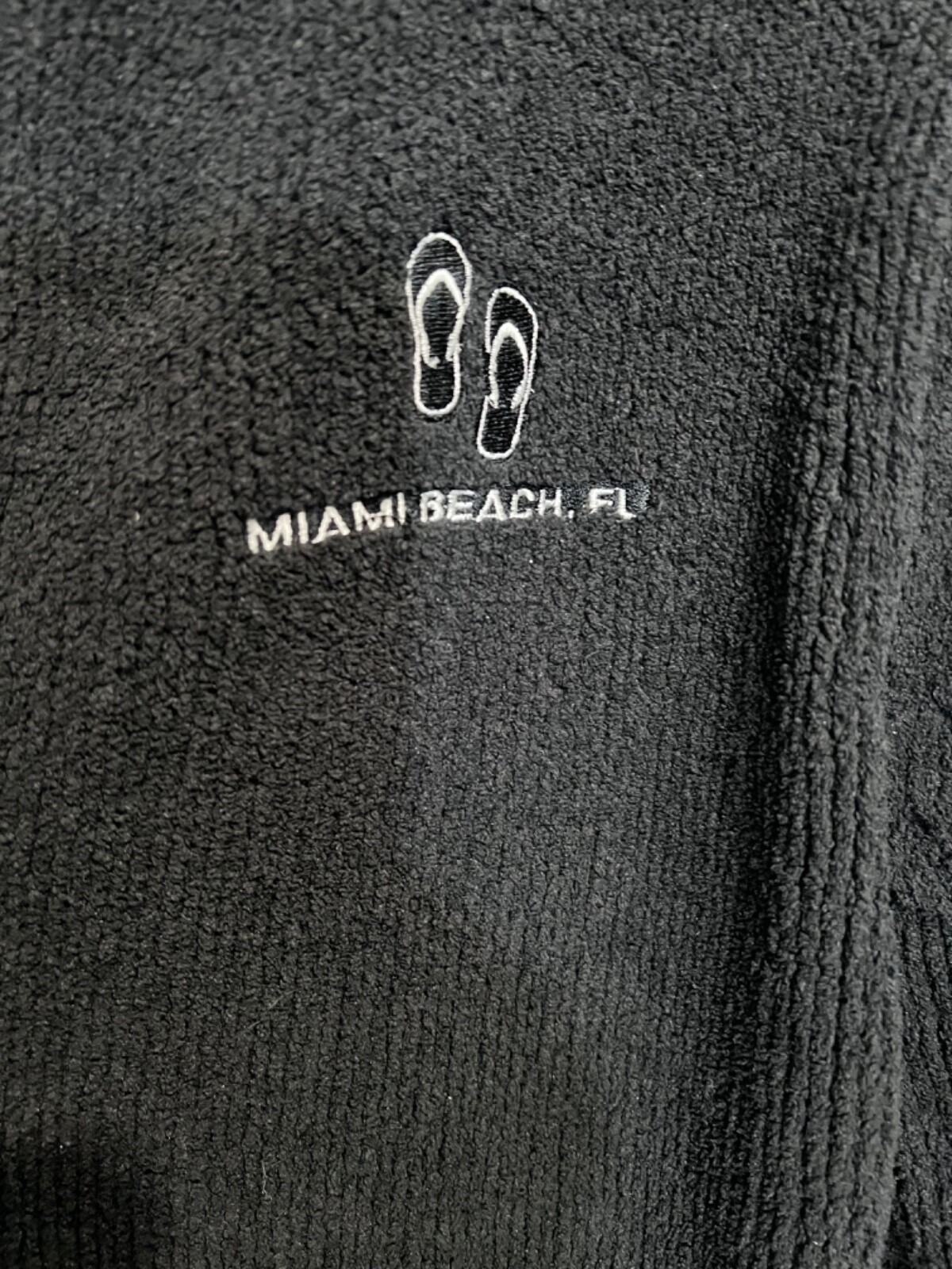 Exist Solid Black Zip Up Hoodie Pockets Cozy M Me… - image 3