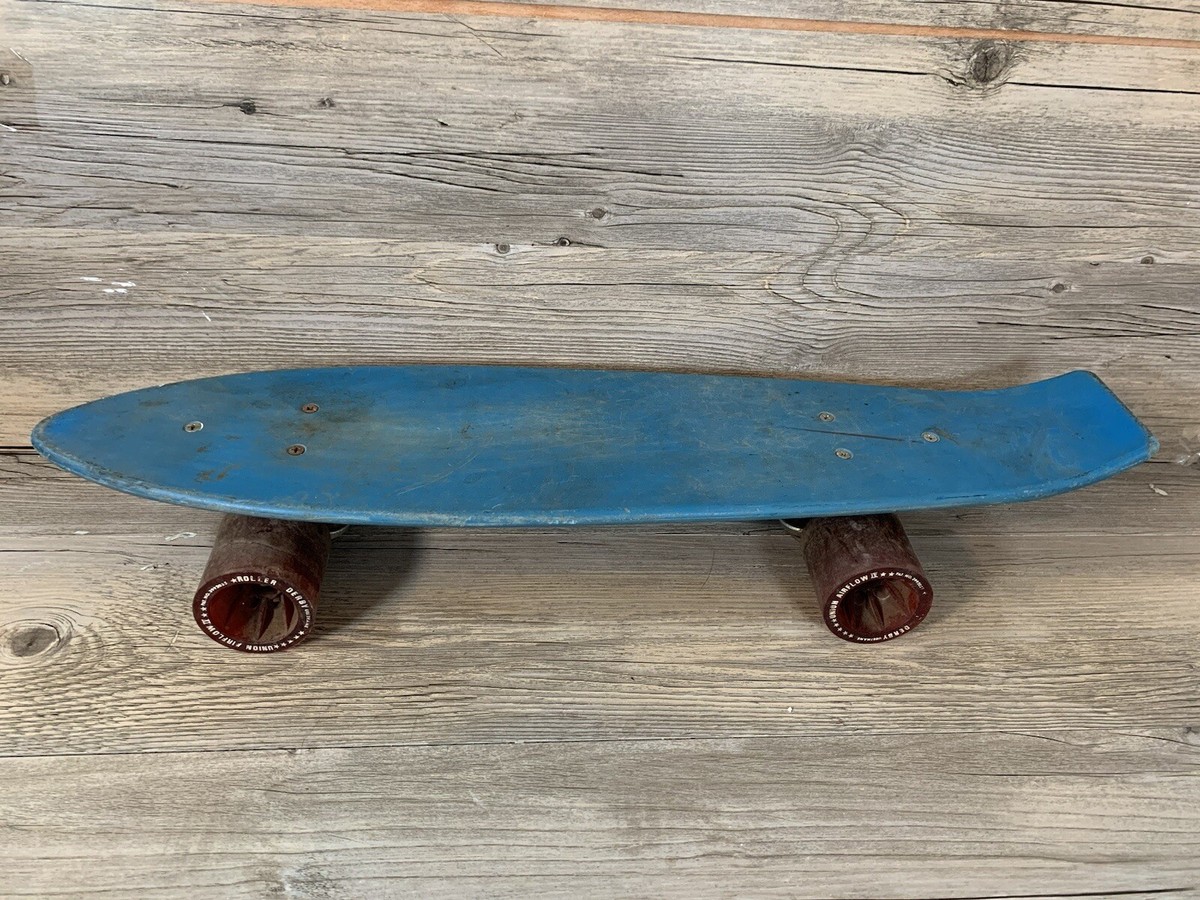 レア　70s Vintageskateboard madein CAL USA Vintage 70s USA fiberglass Cruiser Skateboard W/ City Street