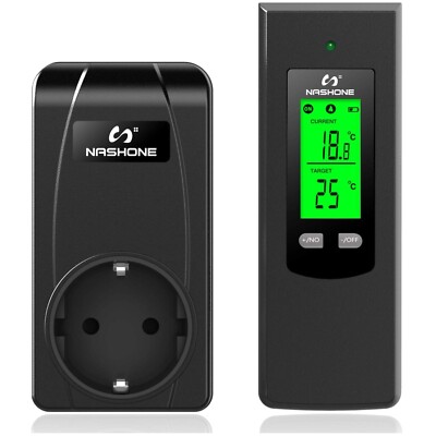 Benutzerfreundlicher Plug-and-Play Thermostat mit LCD-Display und Sicherheit