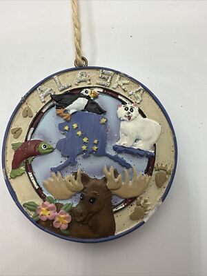 Vintage Ace Alaska Ornament Christmas ,