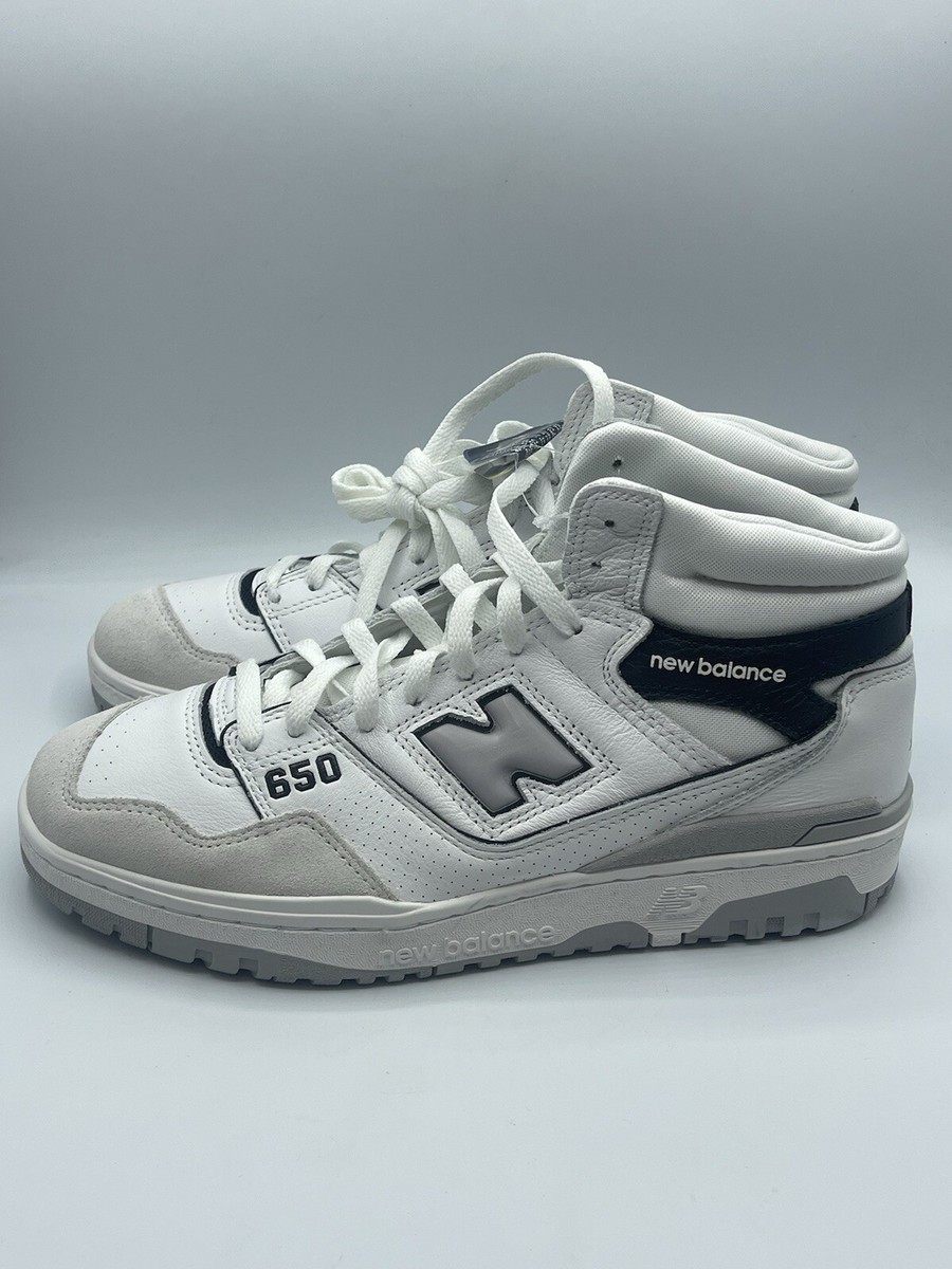 スニーカー NEW BALANCE 650 LEATHER SNEAKERS New Balance Men's 650 Sneaker White Black Shoes Sneakers | eBay