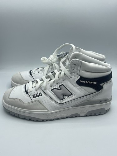 New Balance Men's 650 Sneaker White Black Shoes Sneakers - Picture 2 of 6