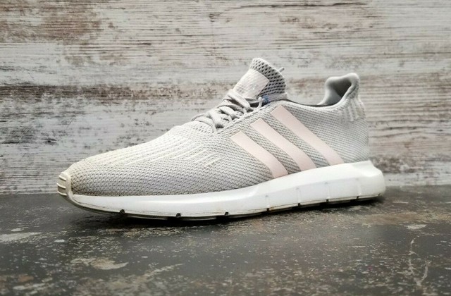 adidas swift run grey & silver shoes