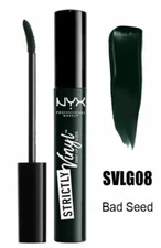 NYX Strictly Vinyl Lip Gloss SVLG08 BAD SEED .11 oz New! Emerald Green