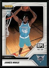 2023-24 Panini Instant James Nnaji ROOKIE RPS FIRST LOOK 1/224 SP Hornets #30 RC